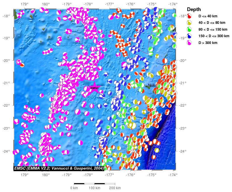 Regional moment Tensor