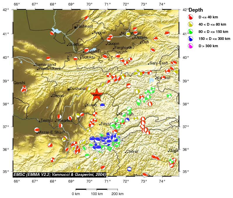 Regional moment Tensor