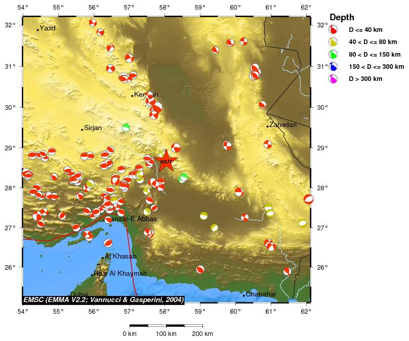 Regional moment Tensor