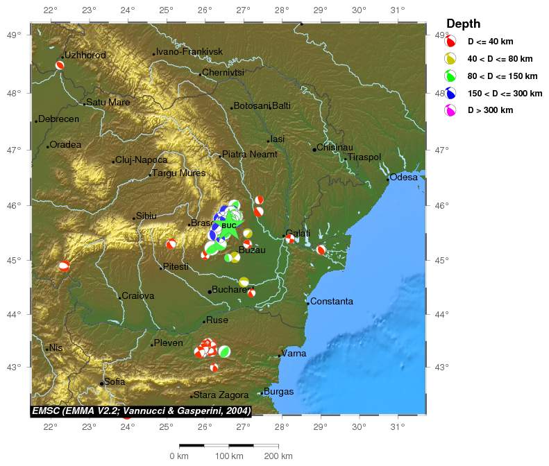 Regional moment Tensor
