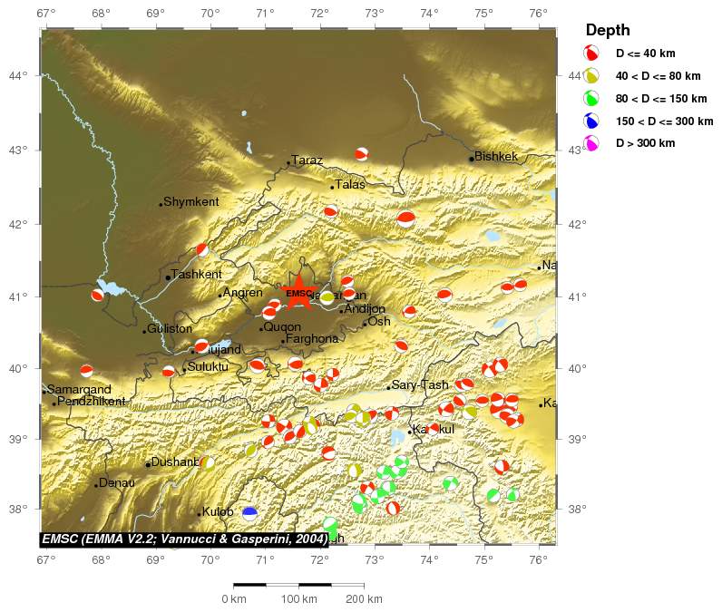 Regional moment Tensor