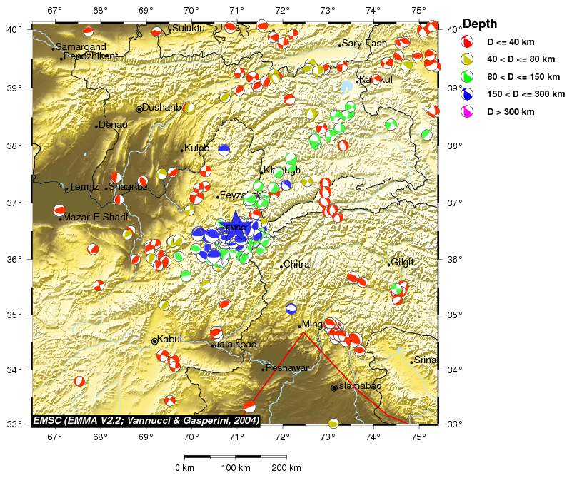 Regional moment Tensor