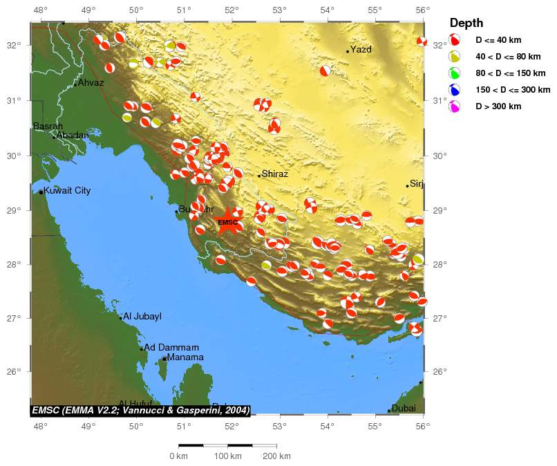 Regional moment Tensor