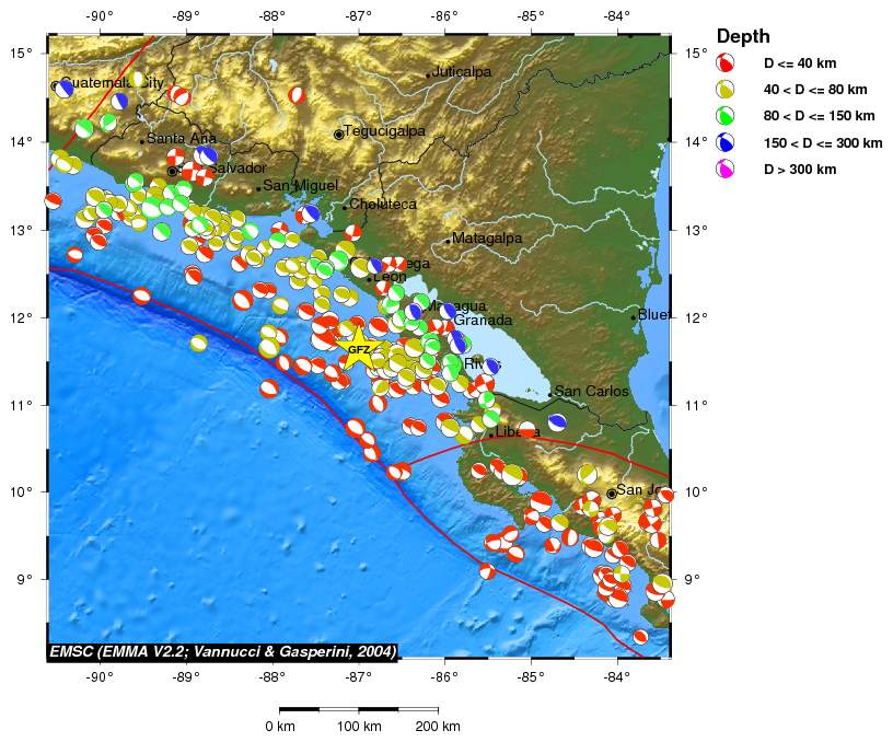 Regional moment Tensor