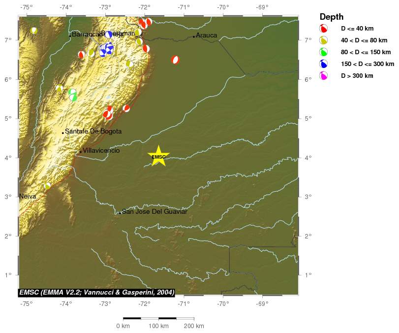 Regional moment Tensor