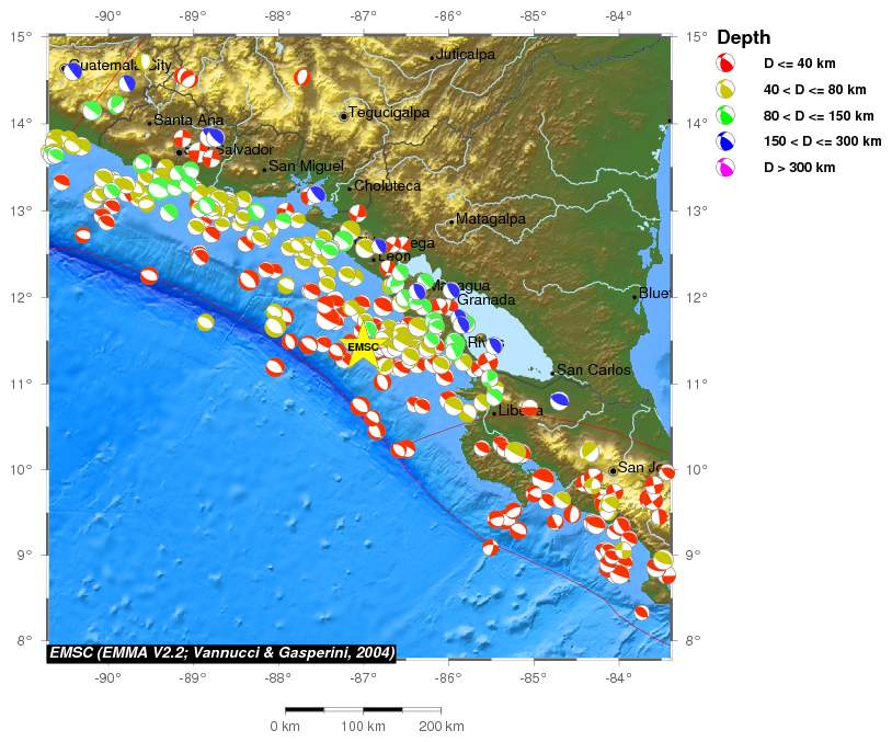 Regional moment Tensor