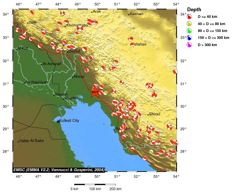 Regional moment Tensor