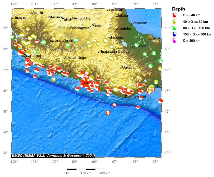 Regional moment Tensor