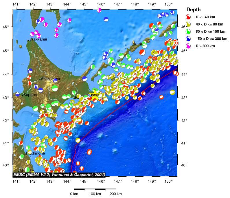 Regional moment Tensor