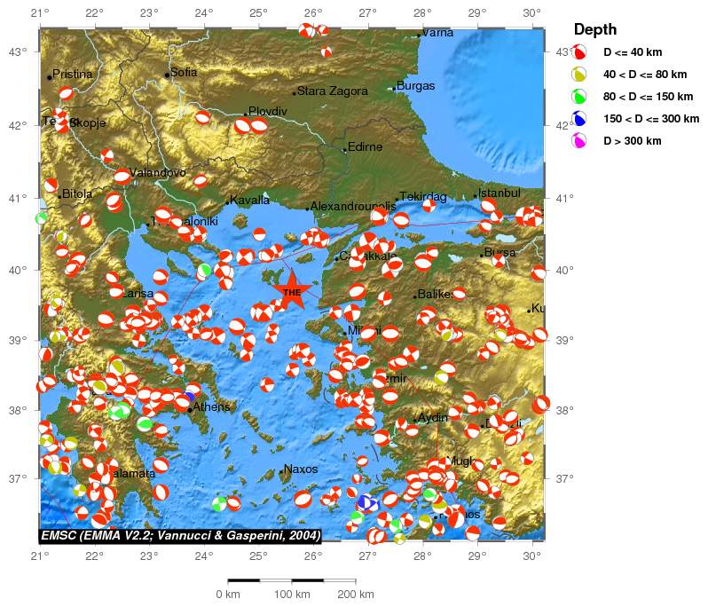 Regional moment Tensor