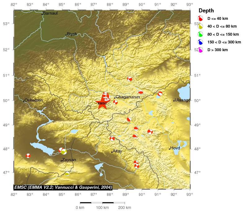 Regional moment Tensor