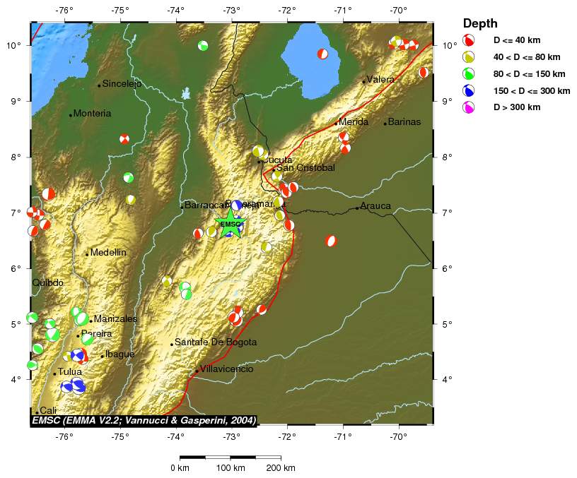 Regional moment Tensor