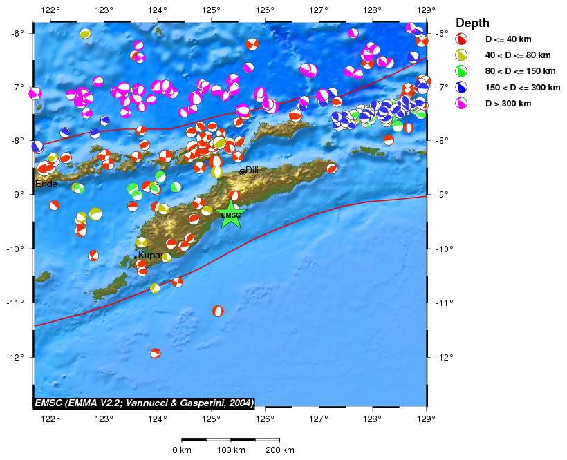 Regional moment Tensor