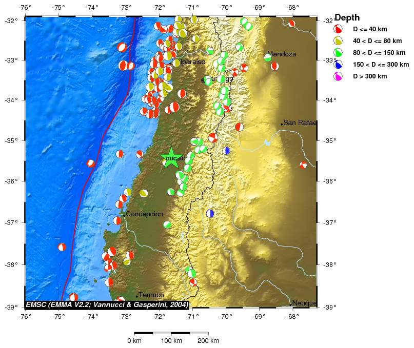 Regional moment Tensor