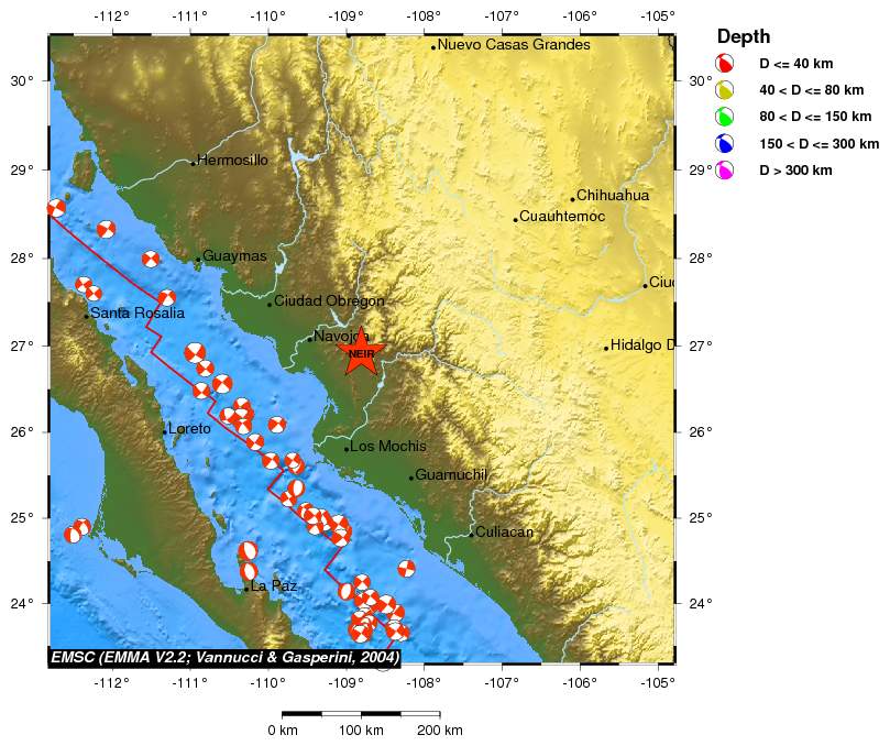Regional moment Tensor