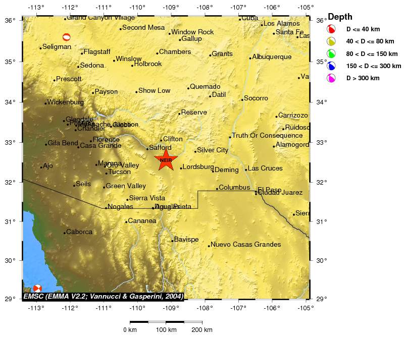 Regional moment Tensor