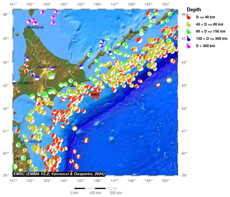 Regional moment Tensor