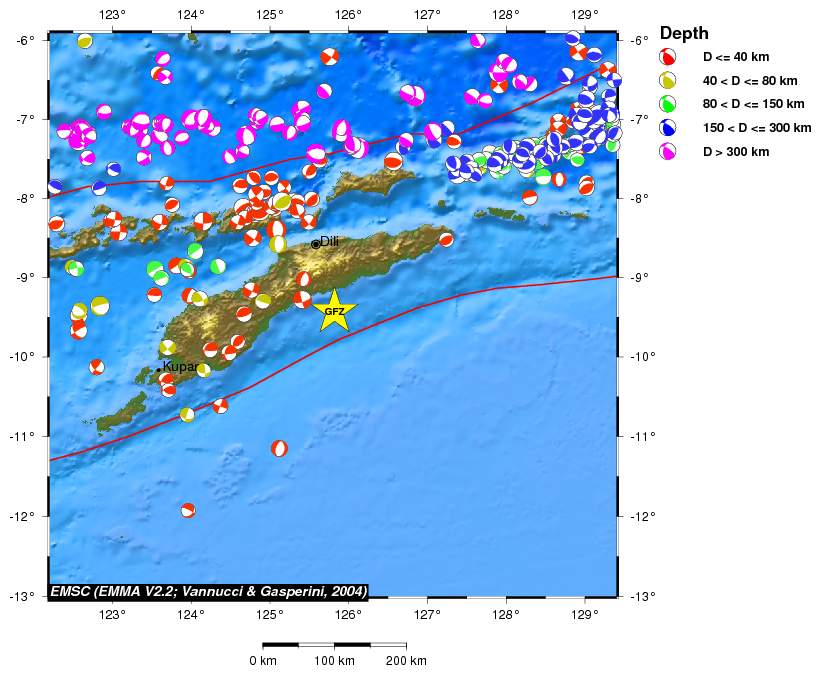 Regional moment Tensor