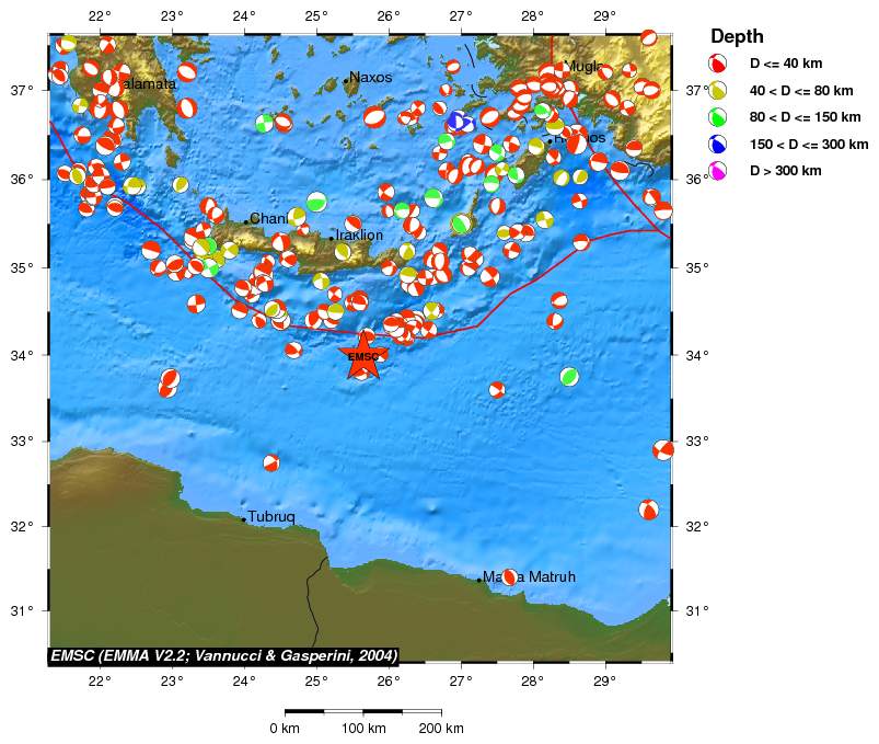 Regional moment Tensor
