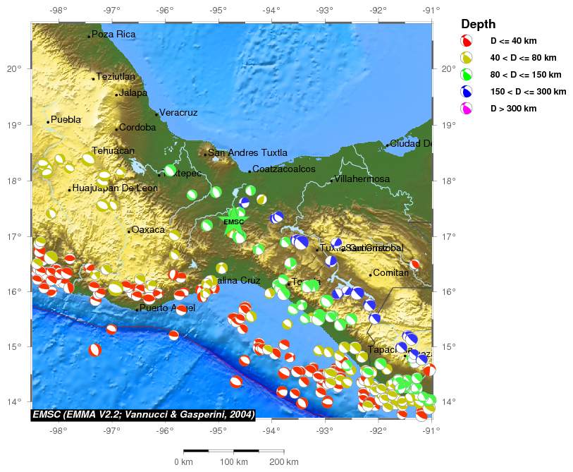 Regional moment Tensor