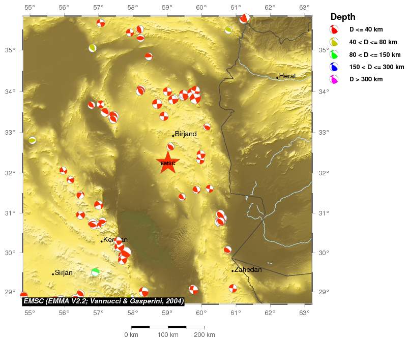 Regional moment Tensor