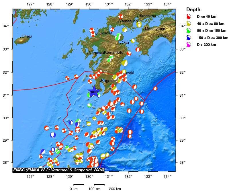 Regional moment Tensor