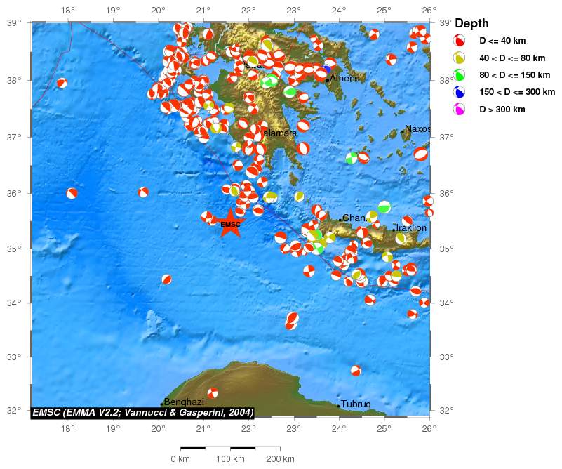 Regional moment Tensor