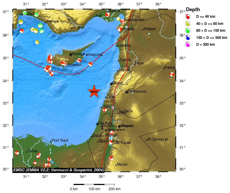 Regional moment Tensor