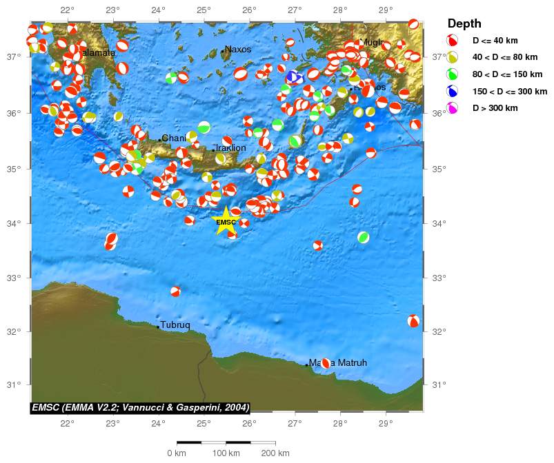 Regional moment Tensor