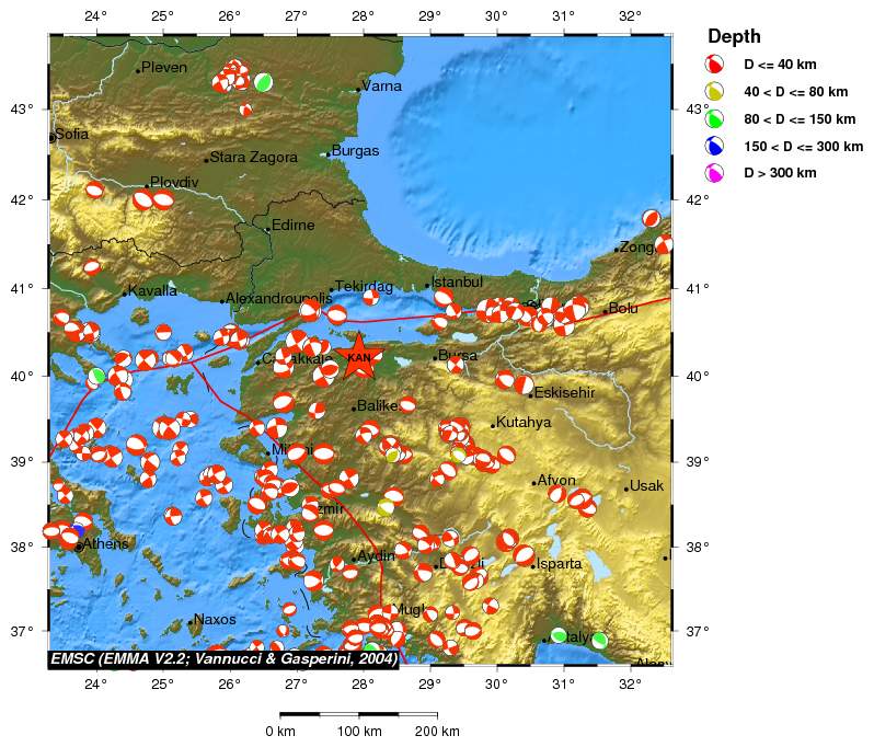 Regional moment Tensor