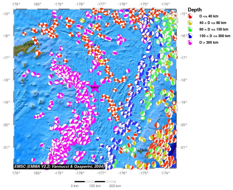 Regional moment Tensor