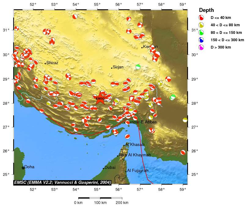 Regional moment Tensor