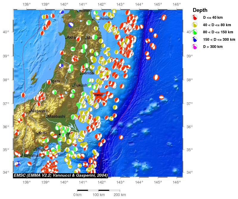Regional moment Tensor