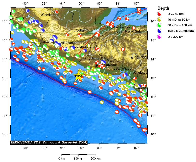 Regional moment Tensor