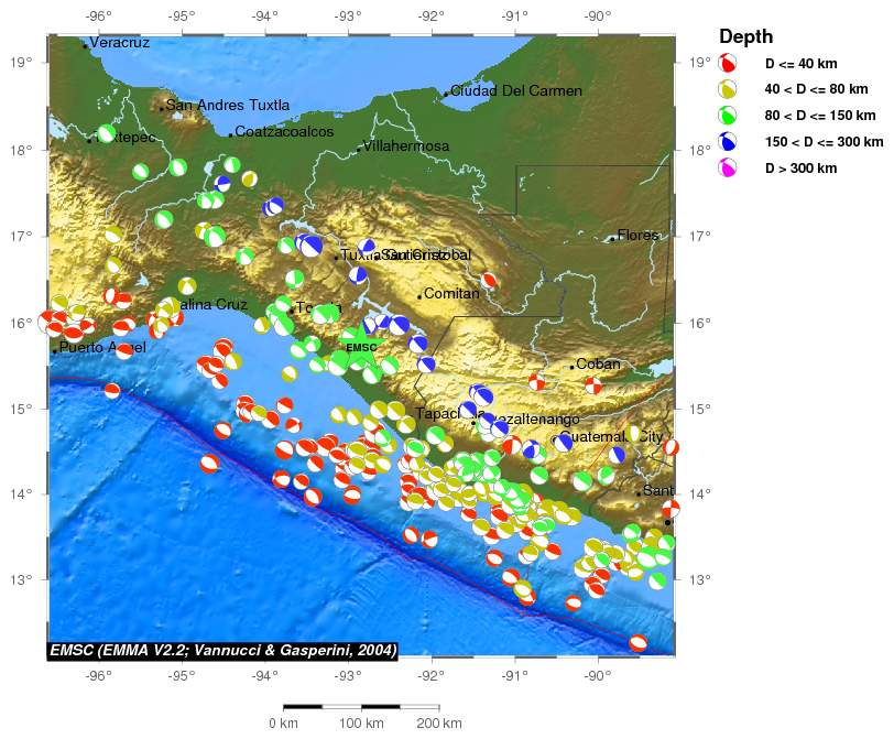 Regional moment Tensor