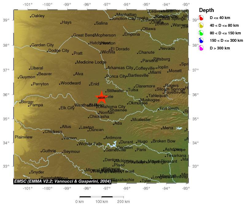 Regional moment Tensor