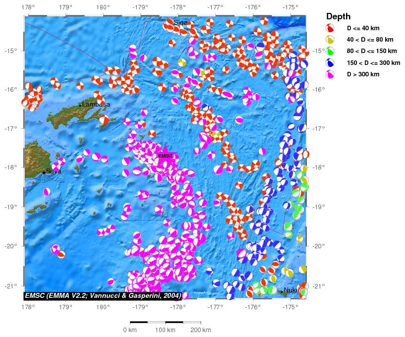 Regional moment Tensor