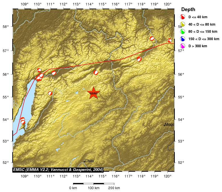 Regional moment Tensor