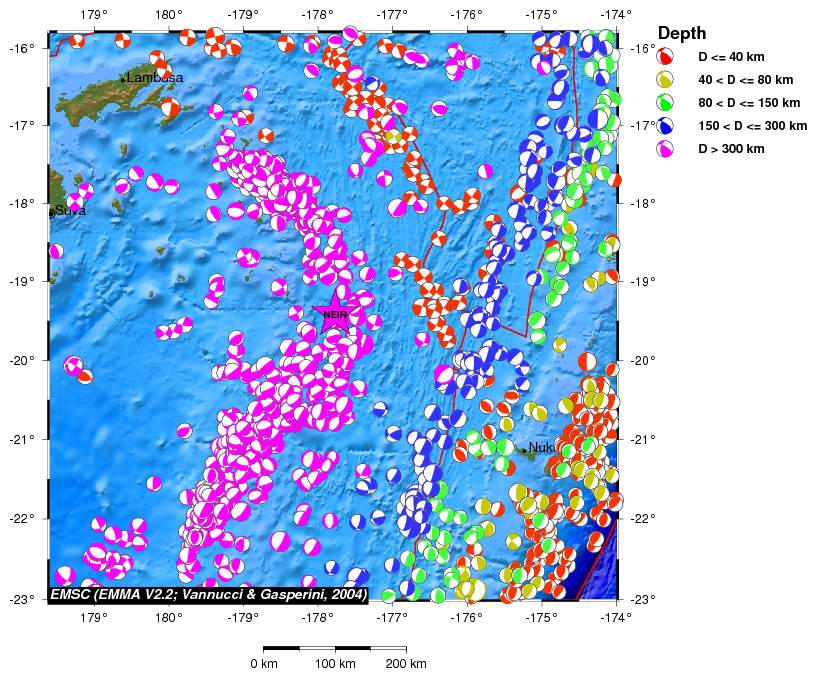 Regional moment Tensor