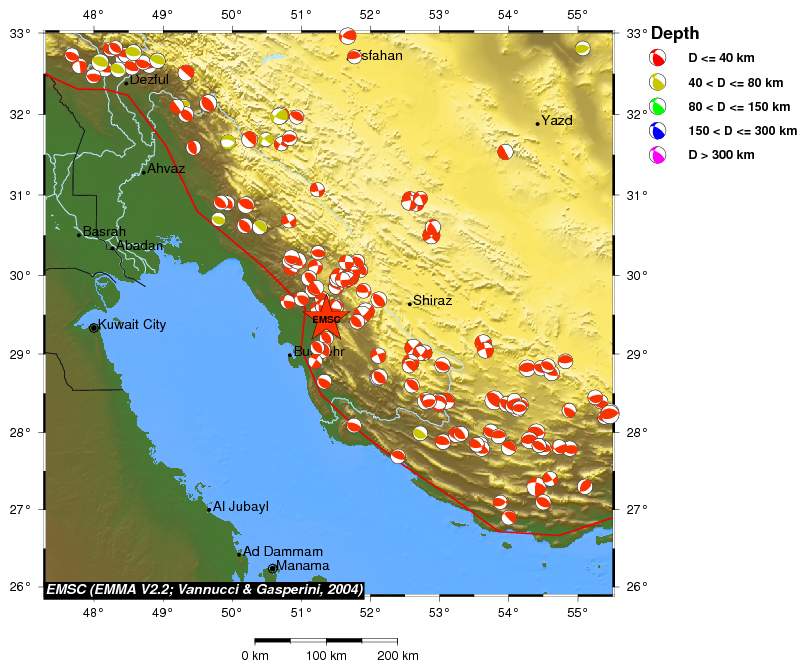 Regional moment Tensor