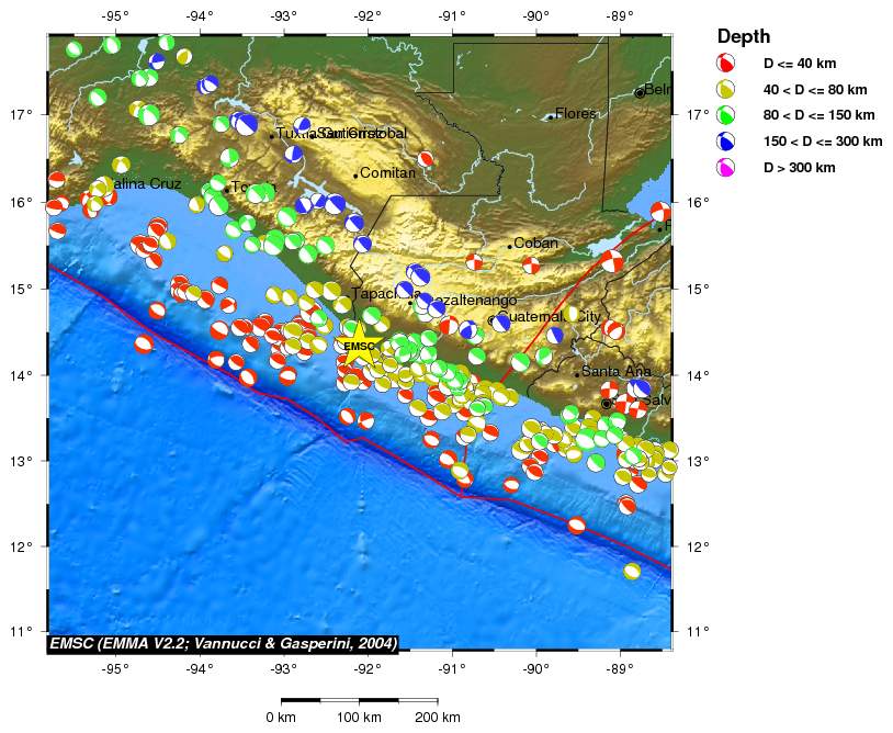 Regional moment Tensor