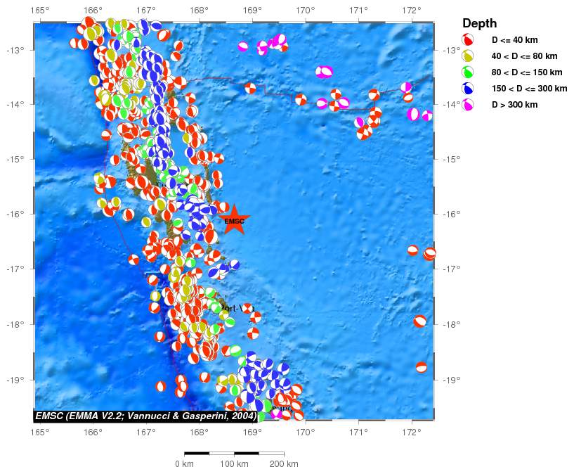 Regional moment Tensor