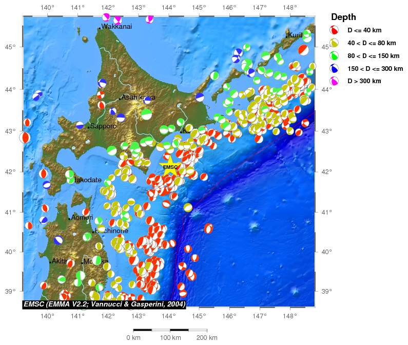Regional moment Tensor