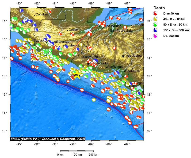 Regional moment Tensor