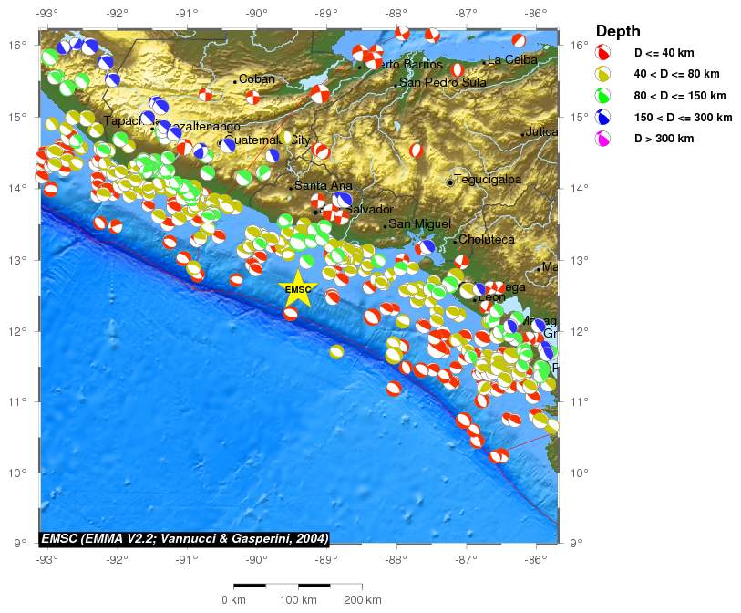 Regional moment Tensor