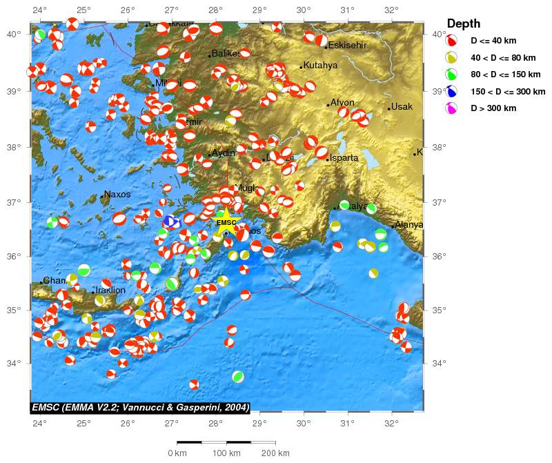 Regional moment Tensor