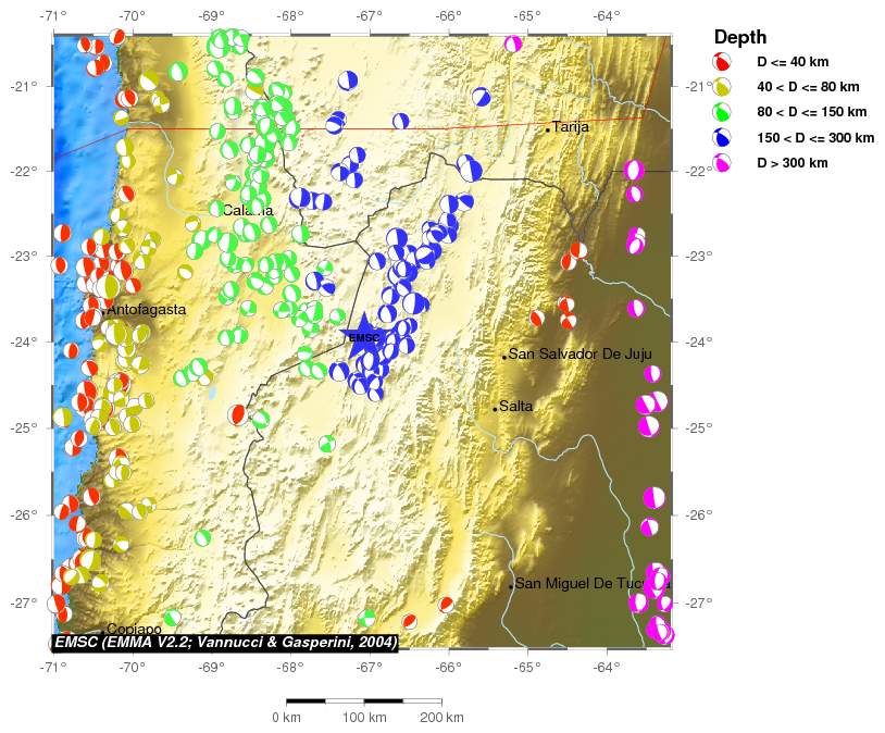 Regional moment Tensor