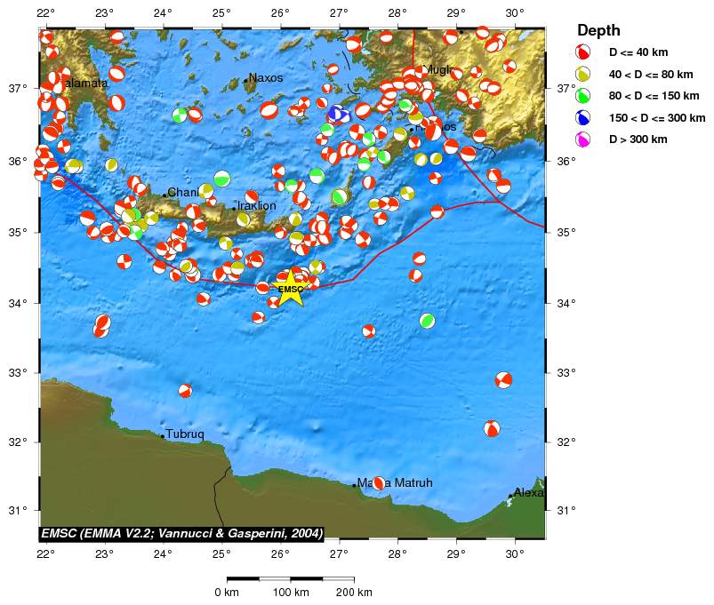 Regional moment Tensor