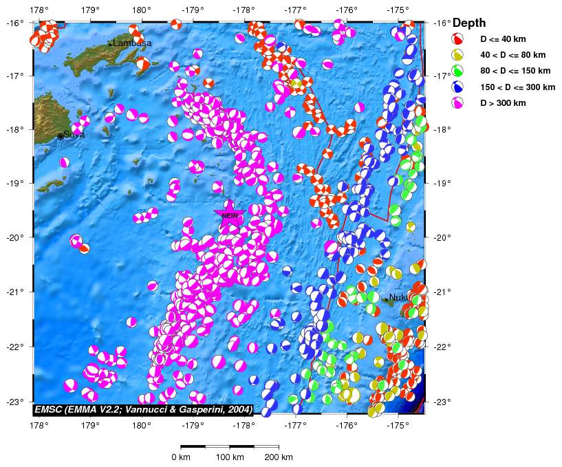 Regional moment Tensor