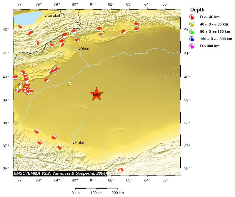 Regional moment Tensor